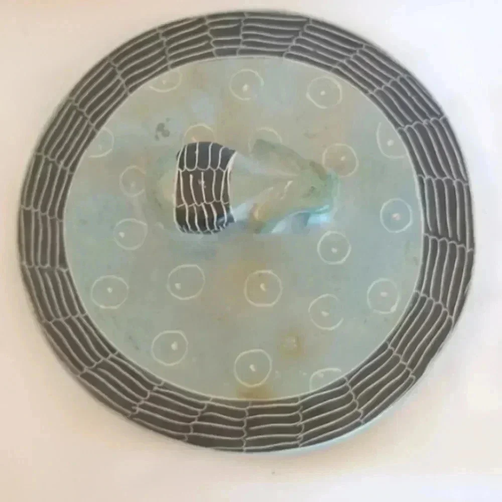 1990s African Elephant Hand Carved Soapstone Dish